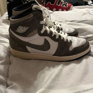 Grey and white Jordan 1